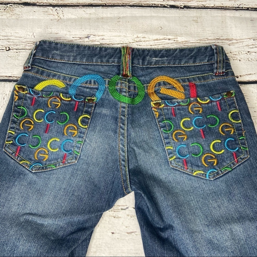 COOGI Denim Bermuda Shorts Size 1/2 - Picture 4 of 10
